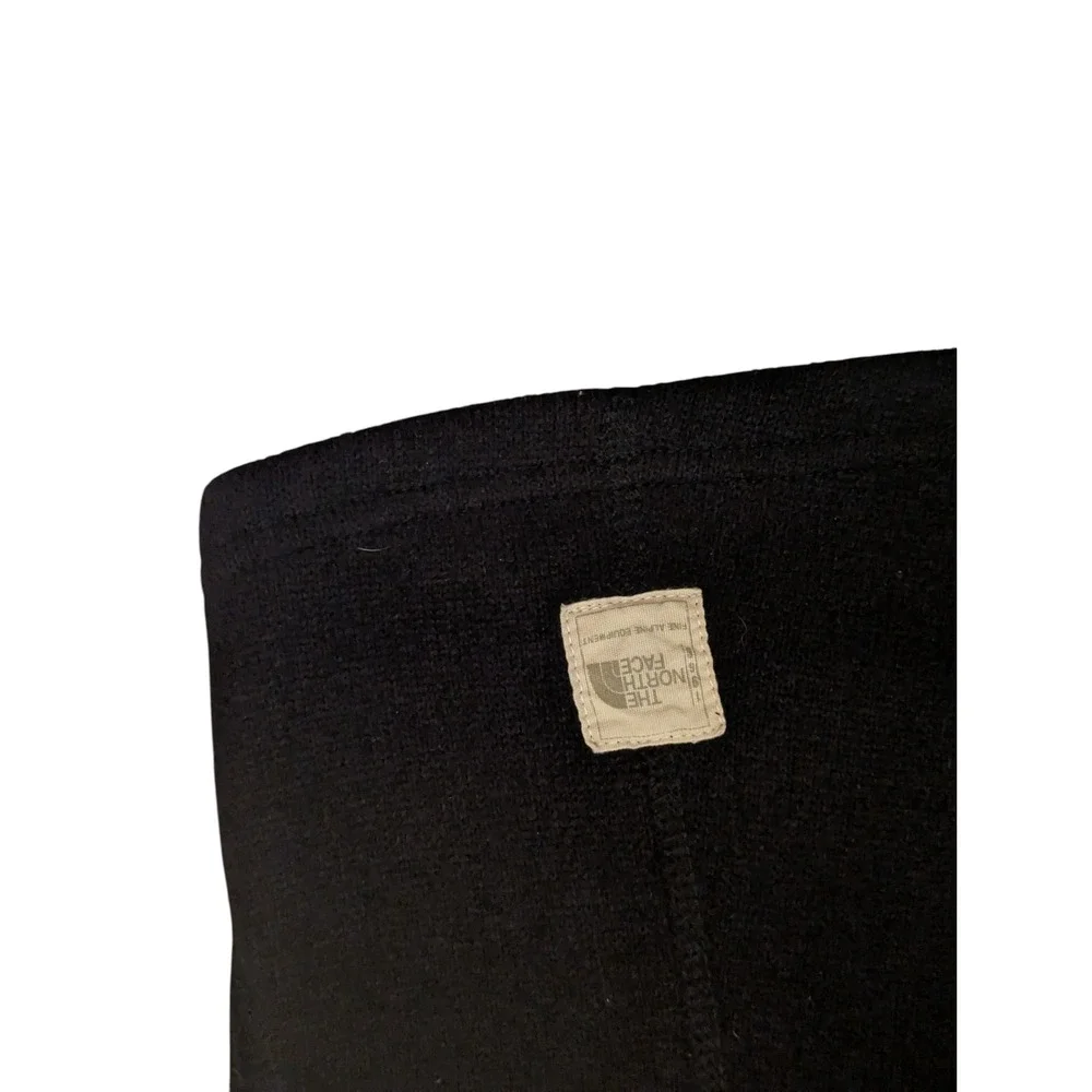 The‎ North Face Fleece Pullover Snap Mock Neck Soft Lightweight Black S - Picture 8 of 13